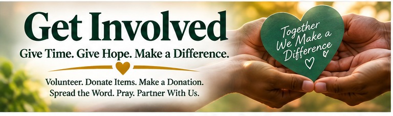 Hands sharing a message of togetherness